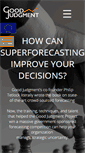 Mobile Screenshot of goodjudgment.com